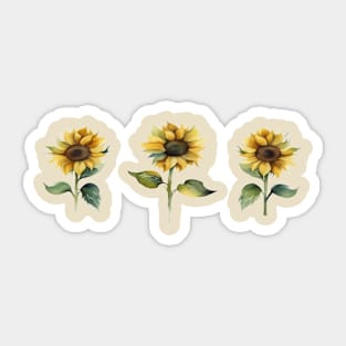 Sunflowers Sticker